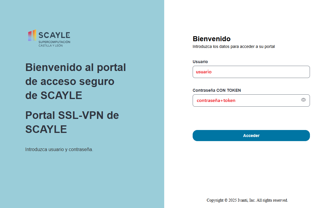 Acceso a la plataforma