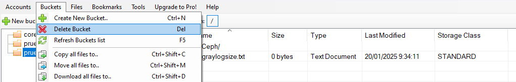 delete